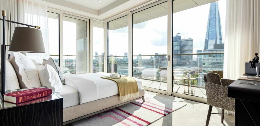 one tower bridge interior view bedroom