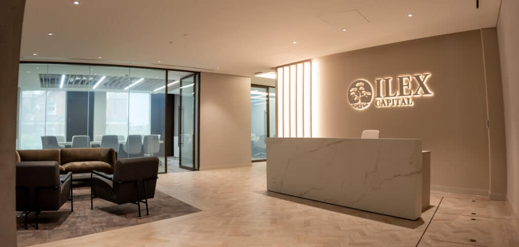 ILEX Capital Kensington Office front reception